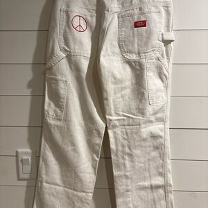 Dickies White Carpenter Pants
